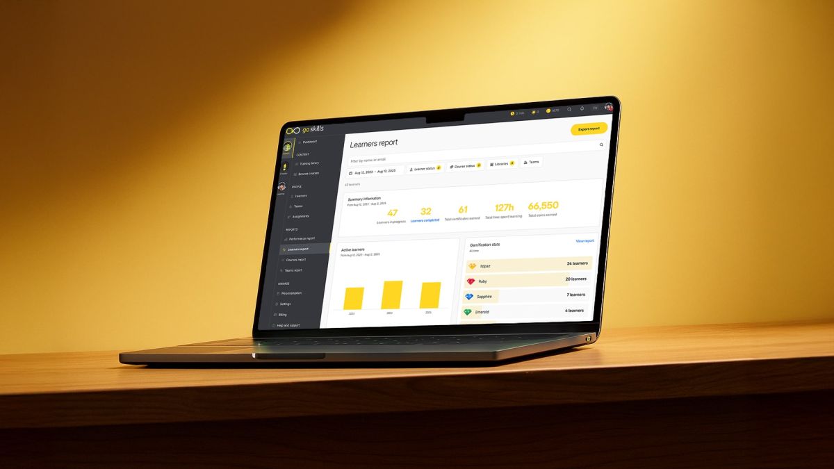 Goskills.com website design